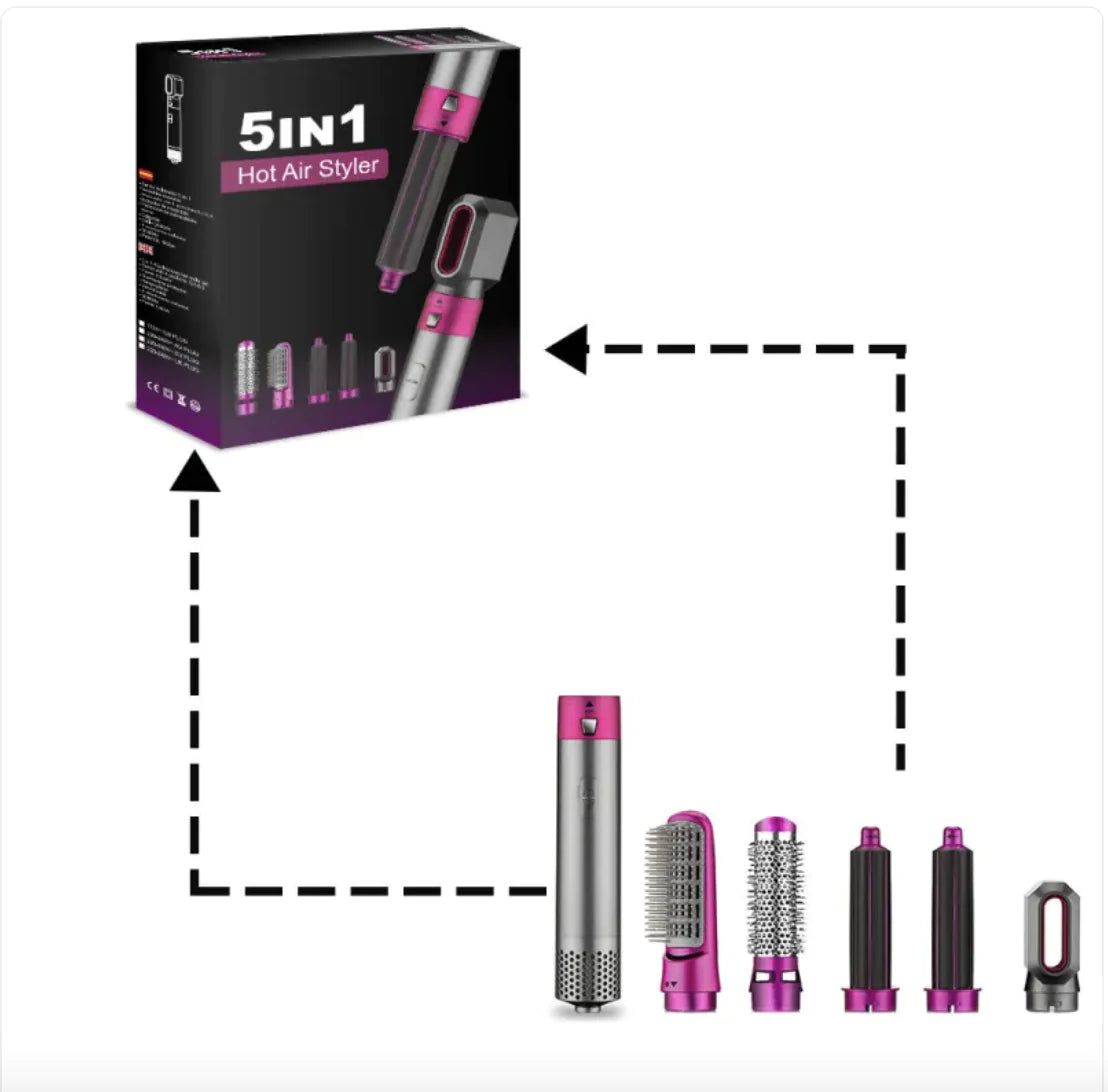 Multifunctional Hot Air Curling Iron