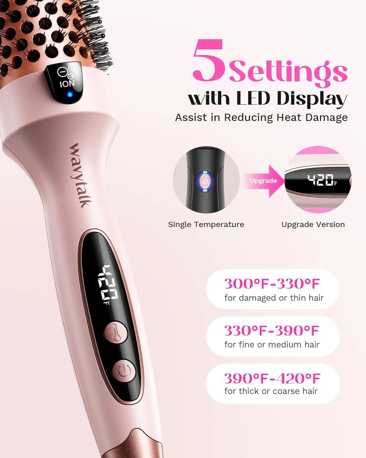 15-inch Ion Hair Curling Comb