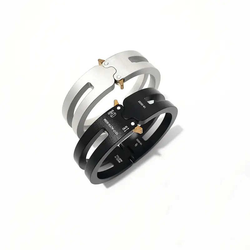 Metal Buckle Functional Bracelet for Couples
