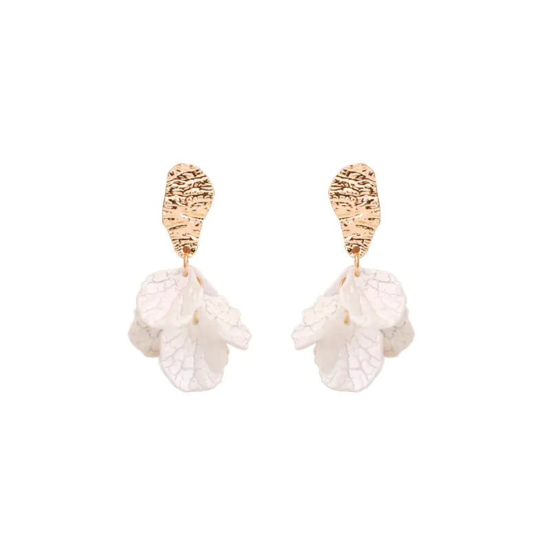 Acrylic Shell Earrings with 925 Silver Studs (Korean Style)