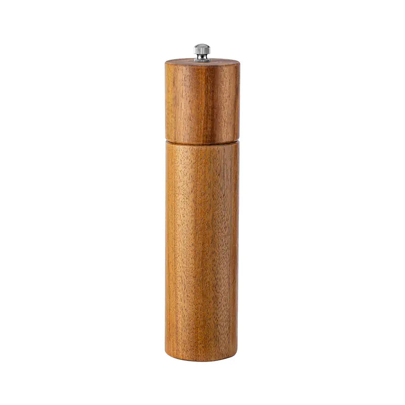 Manual Acacia Flower Pepper Grinder Seasoning Bottle