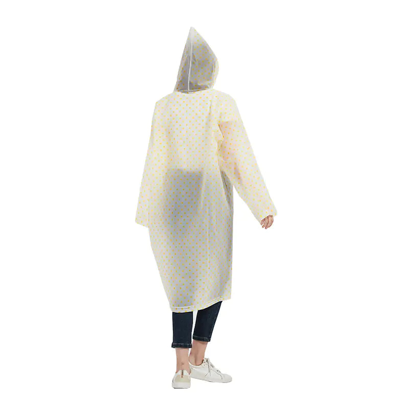 Women's Waterproof Transparent Rain Jacket