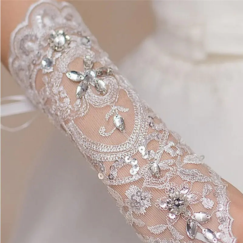 Bride Wedding Dress Gloves - Bridal Accessories