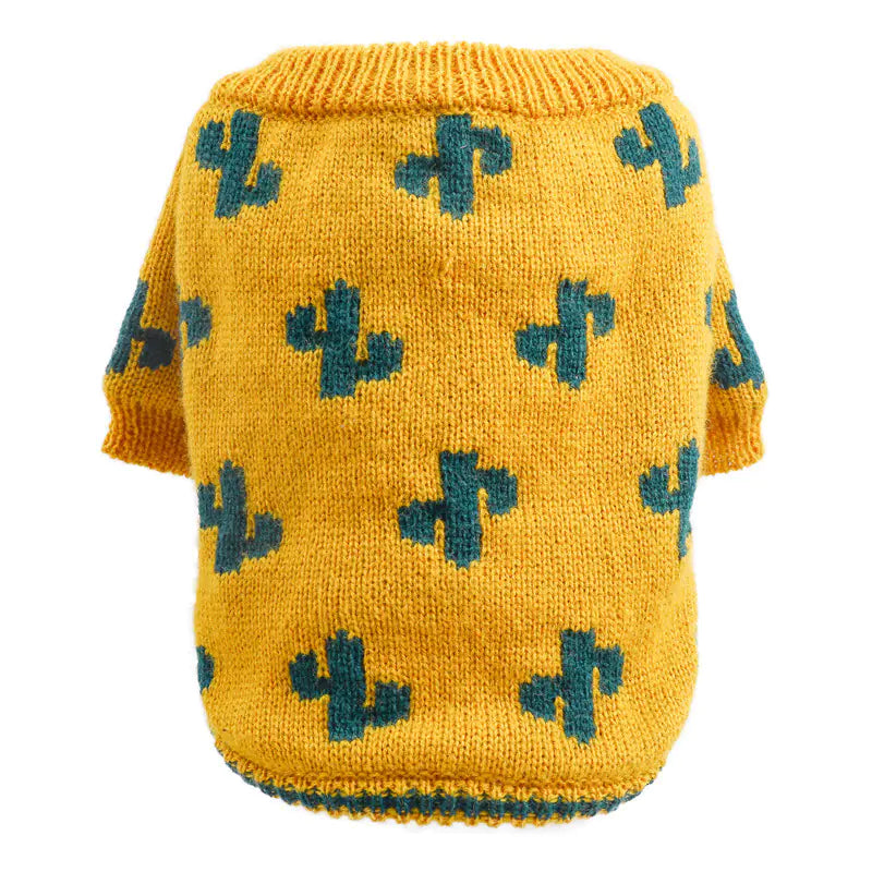 Turmeric Cactus Sweater for Dogs and Cats