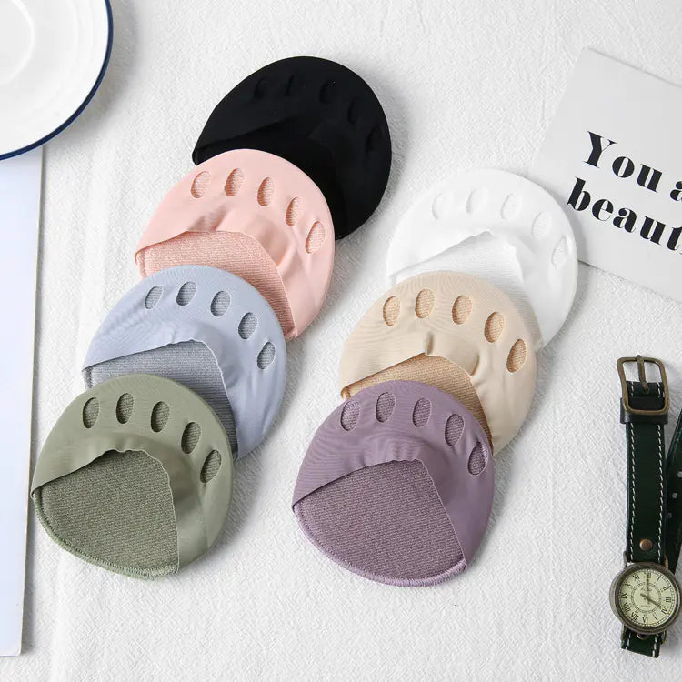 Five Finger Ice Silk Invisible Boat Socks for Women