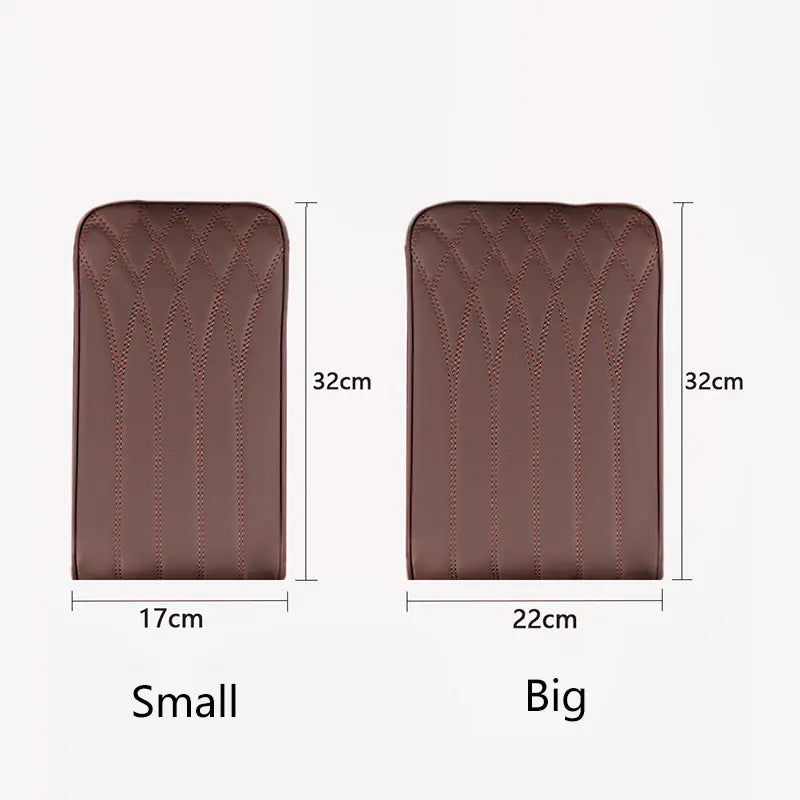 Universal Leather Memory Foam Car Armrest Cushion Support