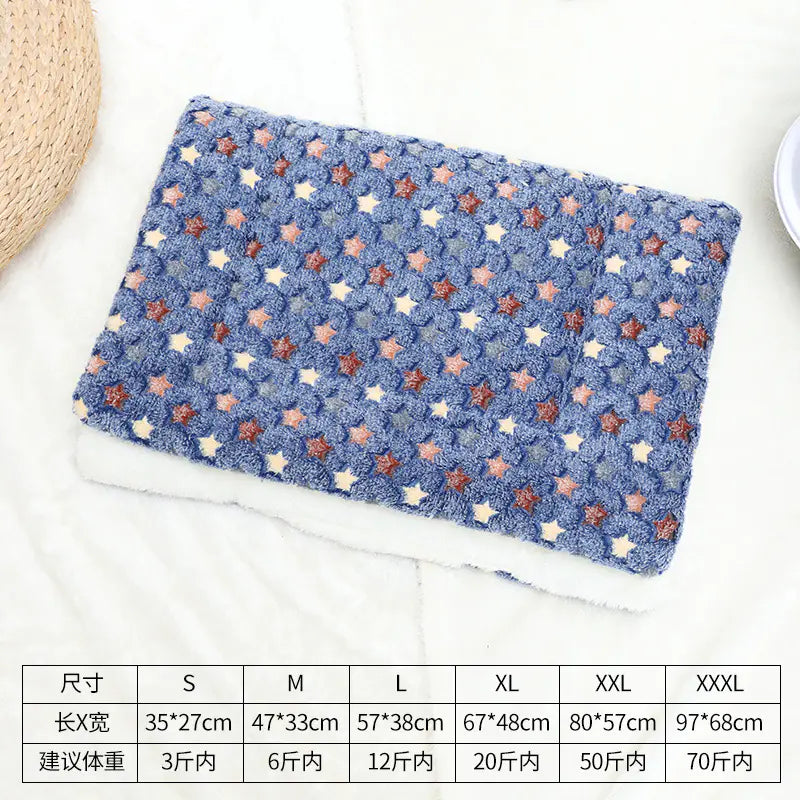 Universal Pet Bed Mat for Cats and Dogs - Thick Blanket