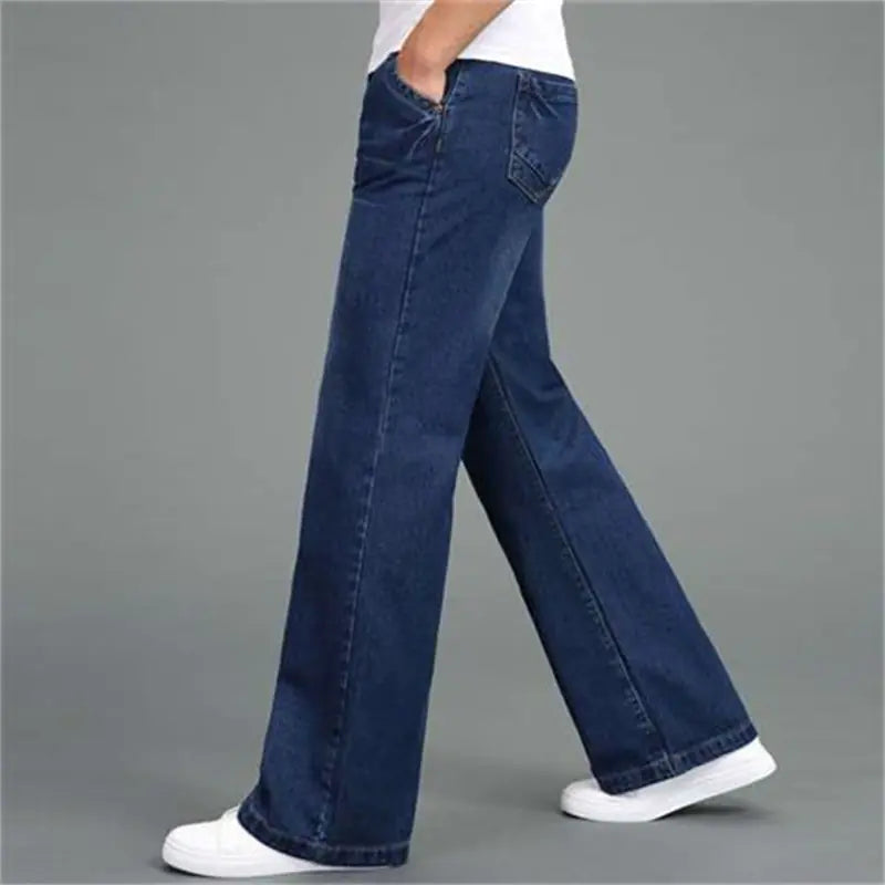 Men's Wide-leg Flared Straight-leg Jeans
