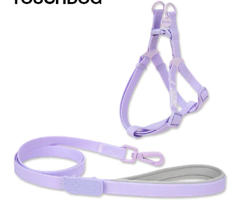 Waterproof Jelly Color PVC Pet Chest Back Collar