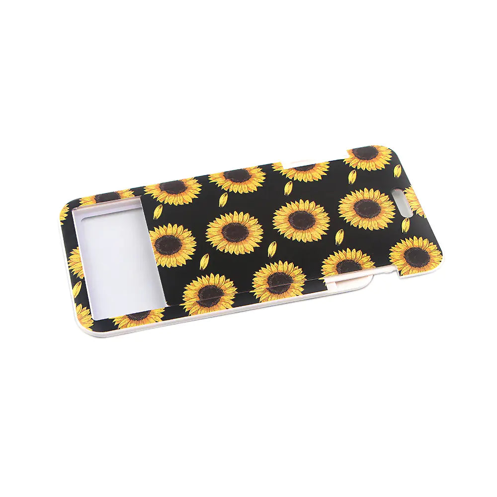 Daisy and Sunflower Phone Strap with Card Holder Set