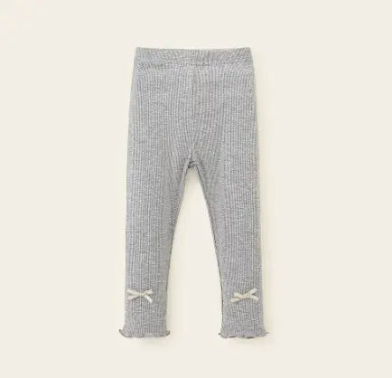 New Girls' Solid Color Stretch Tights