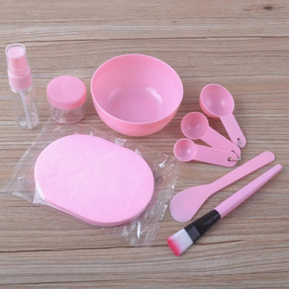 DIY Face Mask Tool Set - 9 Pieces Beauty Kit