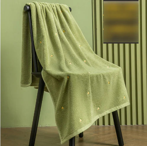 Thickened Cotton Towel Set with Bath Towel (2 Pieces)