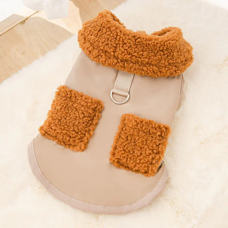 Korean Style Coffee Sweater for Small Dogs and Cats