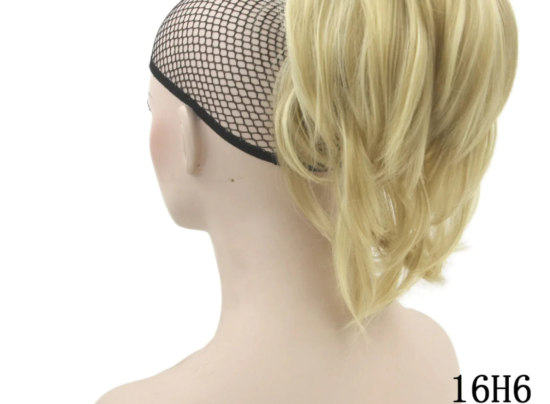 Soft Ponytail Wig in European Style