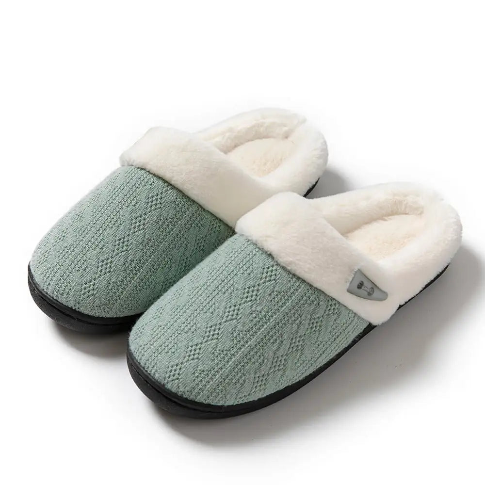 Winter Cotton Baotou Slippers for Home - Soft & Non-Slip