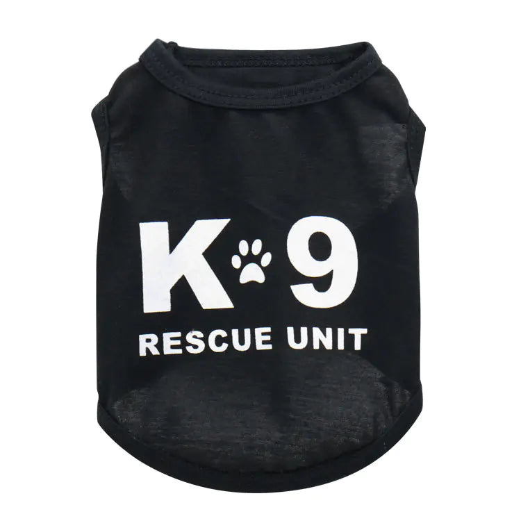 Breathable Cartoon Vest for Dogs in Spring and Autumn