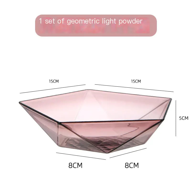 Stylish Plastic Fruit Bowl for Serving (1pc)