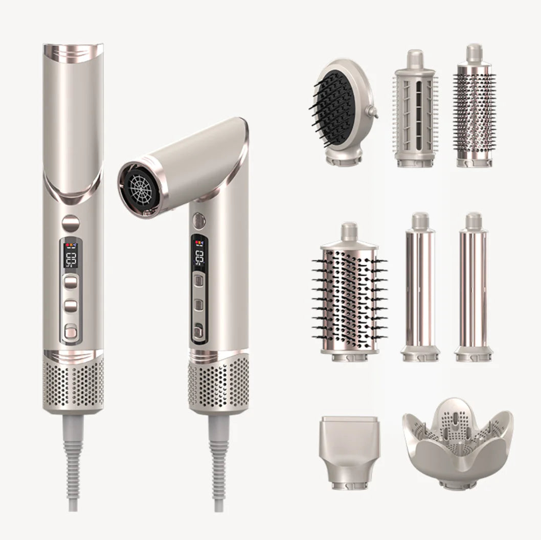 8-in-1 Foldable Hot Air Hair Styling Set