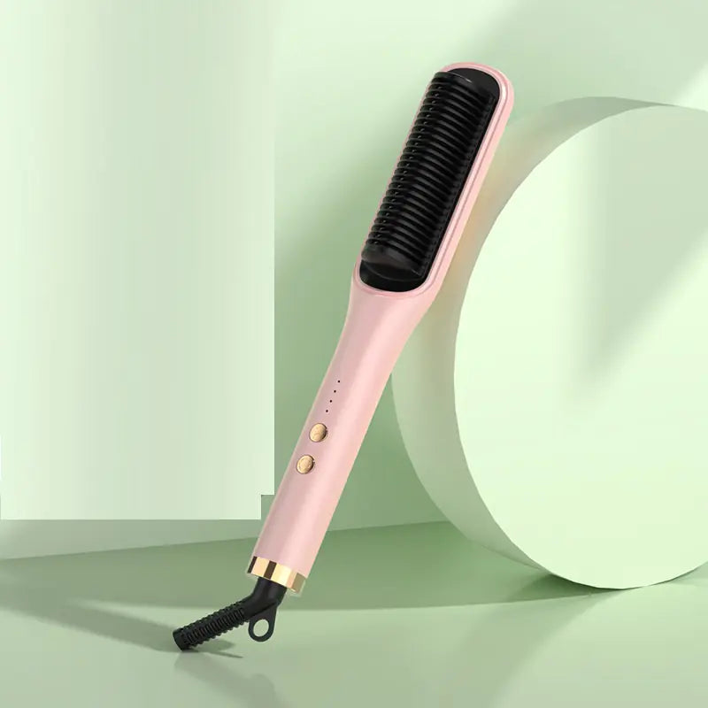 Ionic Electric Hair Straightener & Curler Comb