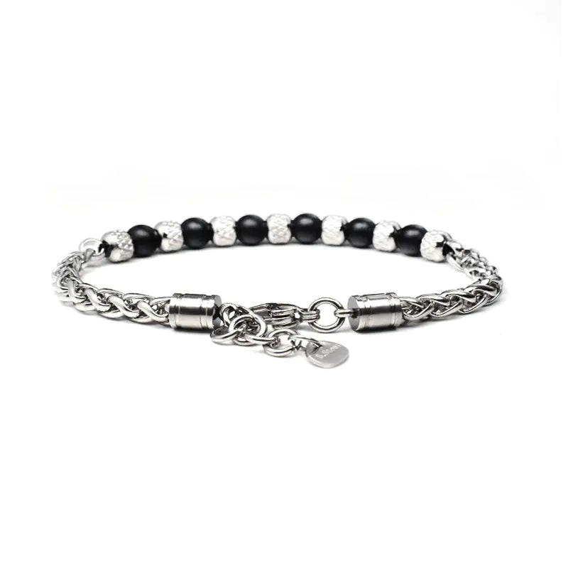 Adjustable 6mm Tiger Eye Stone Bracelet for Men