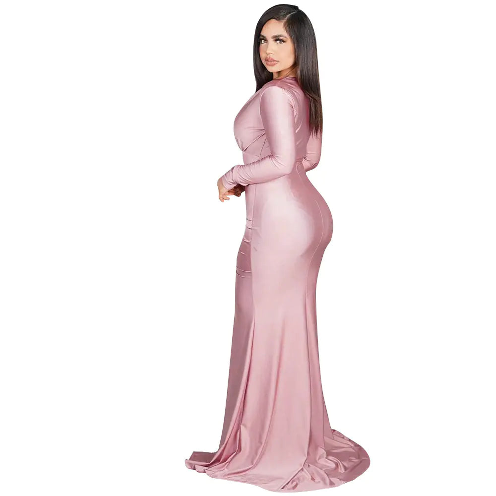 Long Sleeve Fishtail Skirt for Women