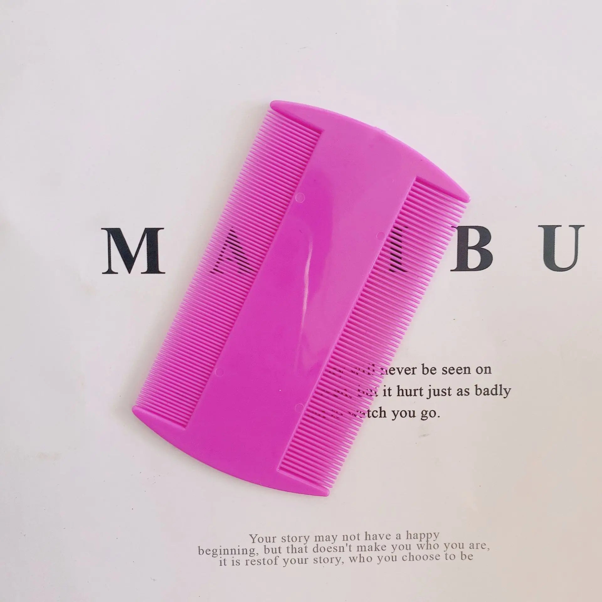 Double-Sided Pet Comb for Cats with Flea Removal