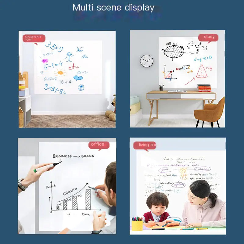 Removable Eco-Friendly Whiteboard Wall Stickers