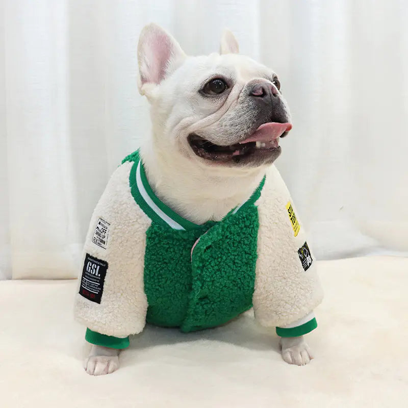 Quilted Padded Lamb Fur Clothes for Dogs