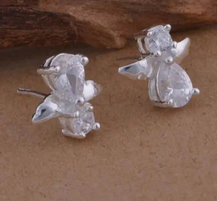 Jewelry, Sterling Silver Angel Stud Earrings
