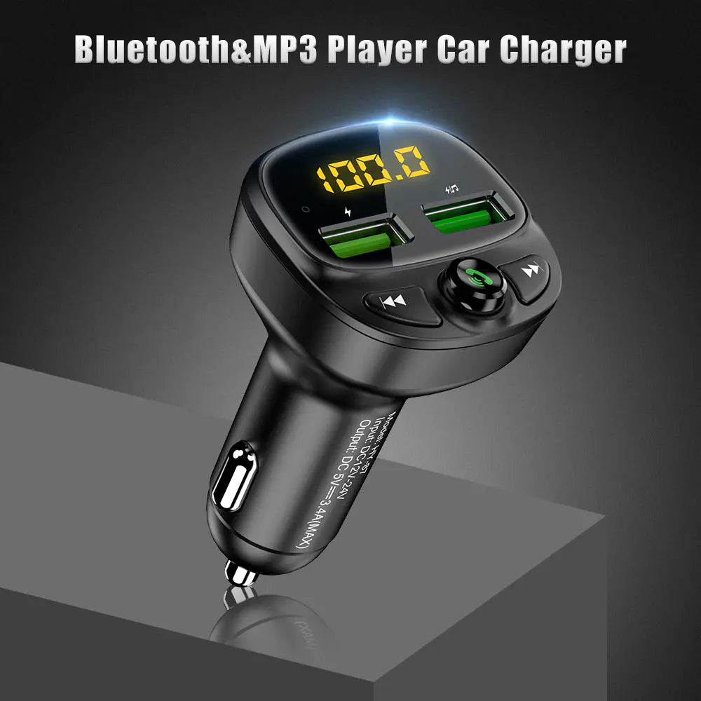 Car Bluetooth Charger, Player, and Receiver