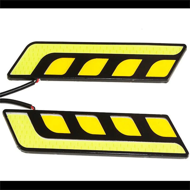 LED Super Bright Waterproof Two-Color Daytime Running Lights