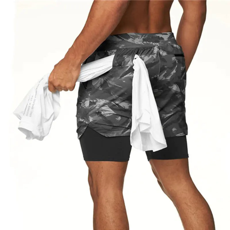 Men's Outdoor Training Shorts with Pockets (Loose Fit)