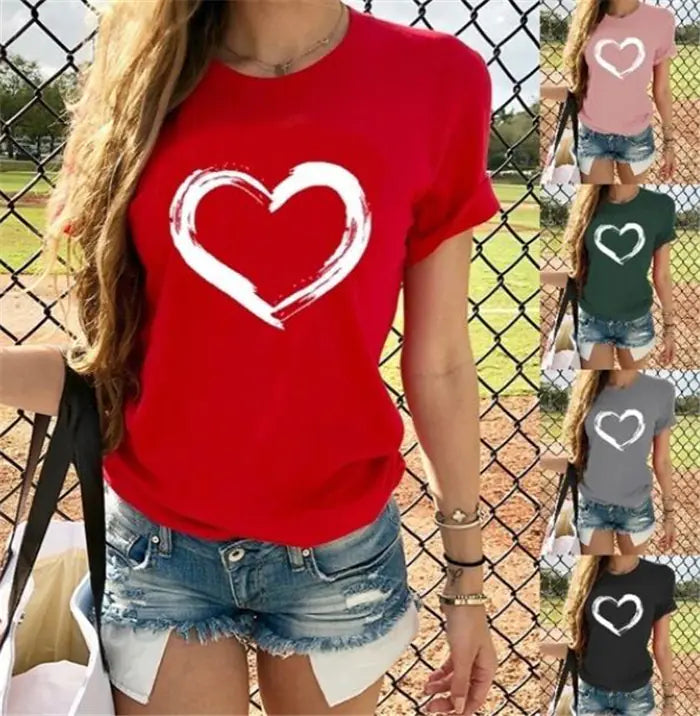 Women's Short Sleeve T-Shirt Top (Various Styles)