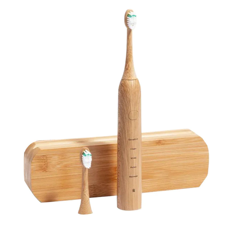 Eco-Friendly Bamboo Electric Toothbrush