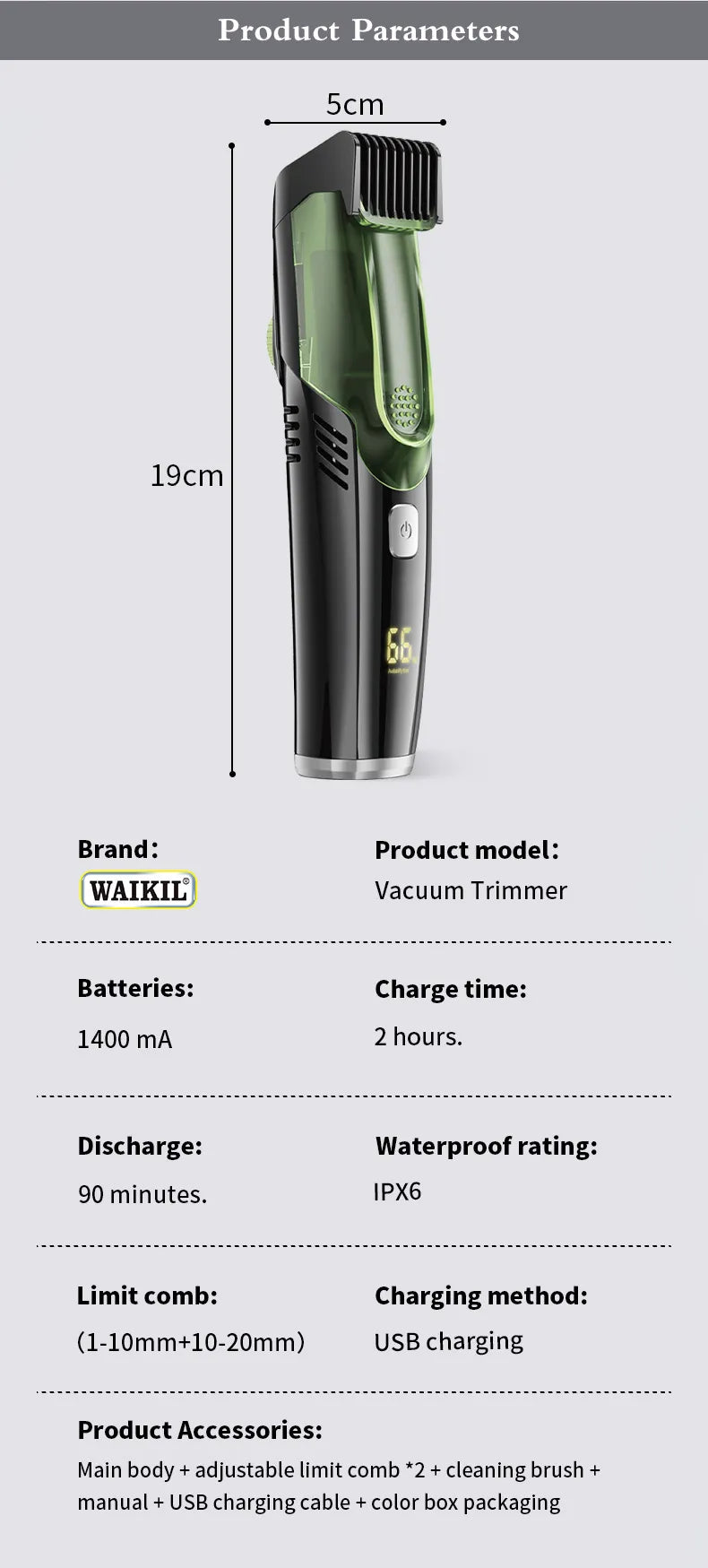 High-Power Electric Hair Clipper