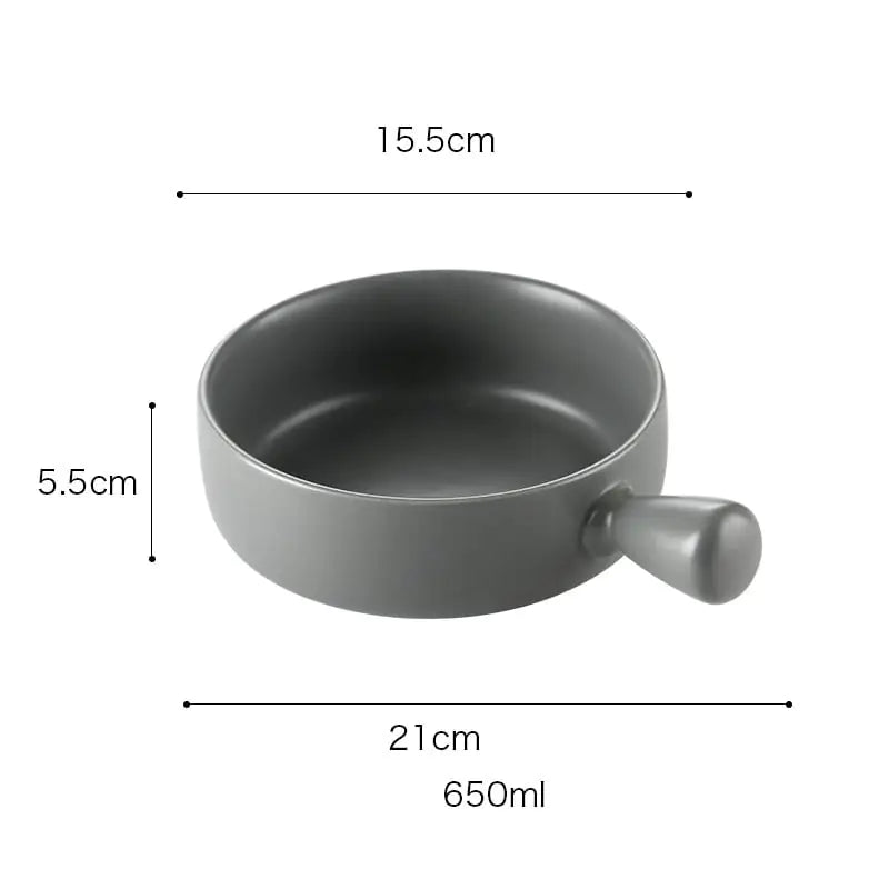 Nordic Style Round Baking Pan for Modern Kitchens