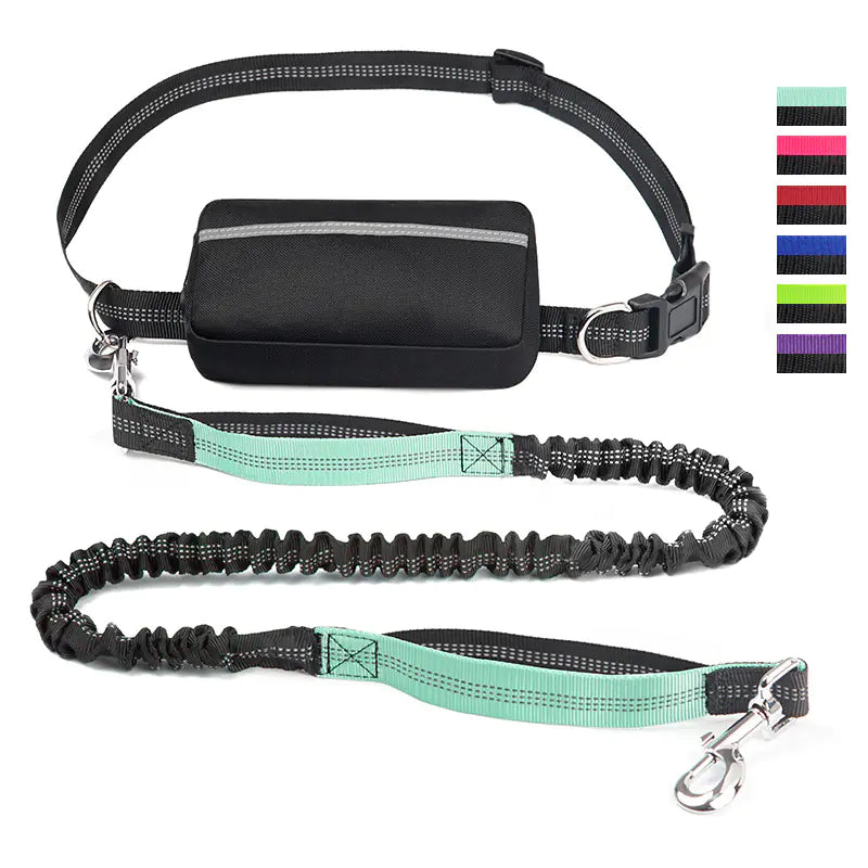 Cross-Border Pet Running Waist Bag with Leash