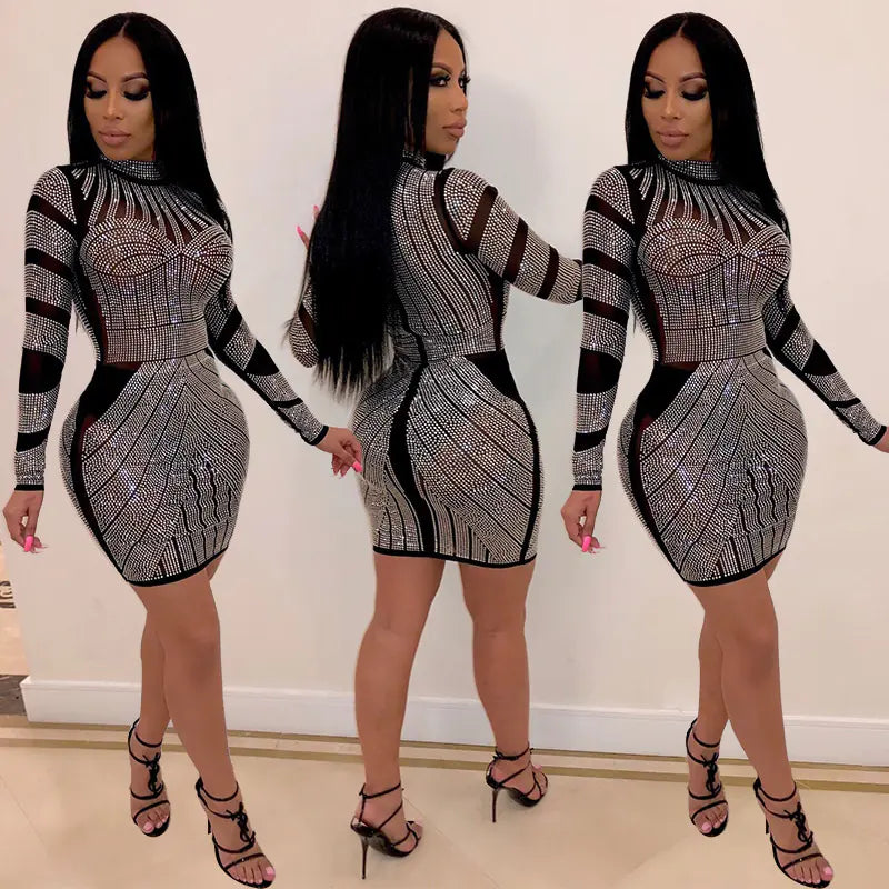 Couture Fashion Dress - Bandage Style Dress