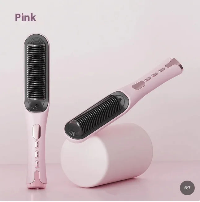 LCD Display Hair Straightener with Multi-Gear Temperature Control – Household Hair Curler