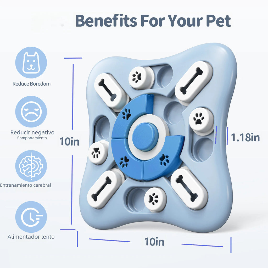 Pet Puzzle Toy for Dogs and Cats with Sound Feature
