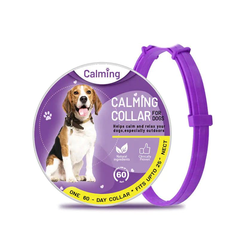 Adjustable Pet Soothing Collar for Cats and Dogs
