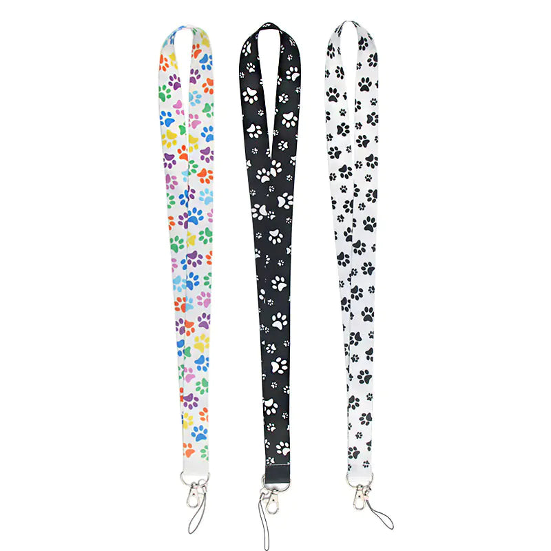 Dog Paw Cartoon Phone Lanyard and Keychain Strap