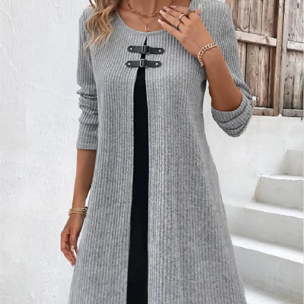 Slim-fit Long Sleeve Dress for Women
