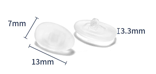 New Silicone Jelly Glasses Nose Pads - Soft & Non-Slip
