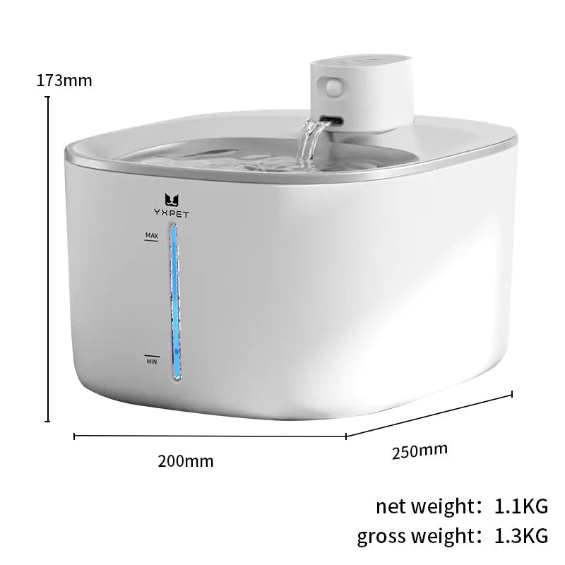 Stainless Steel Pet Water Dispenser (One Set)
