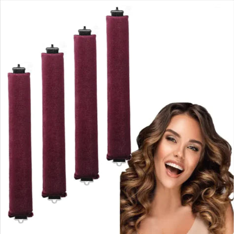 Heat-Free Rubber Hair Curler – 3 Hook Design