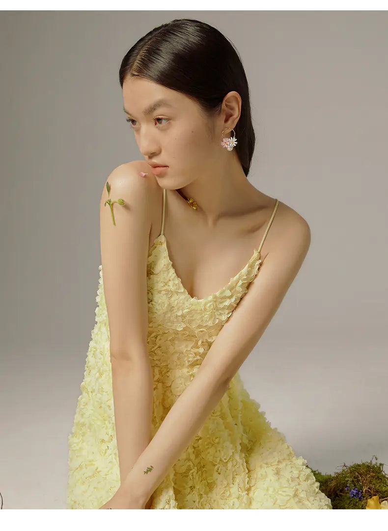 Floral Earrings with Imitation Pearls (2020)