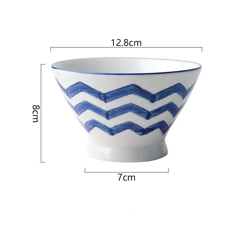 Hand Painted Ceramic Bowl for Family Dinners