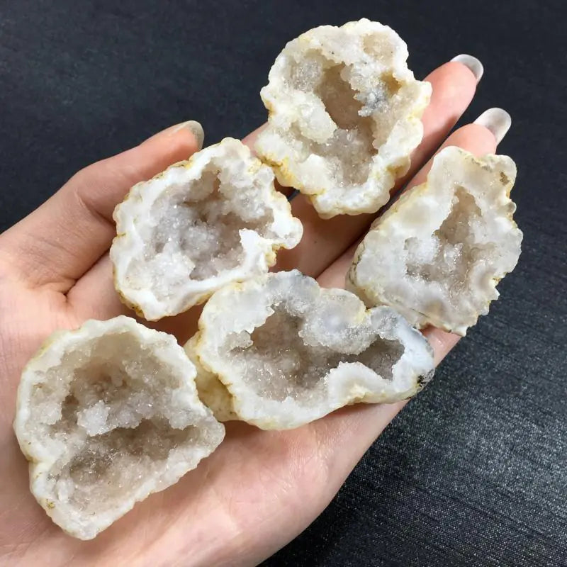 Natural Crystal Geode Decoration and Teaching Specimen
